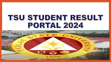 tsu entrance exam result 2024|Tarlac State University .
